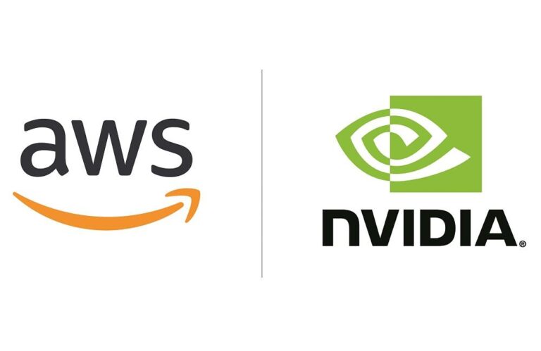 AWS, NVIDIA logos