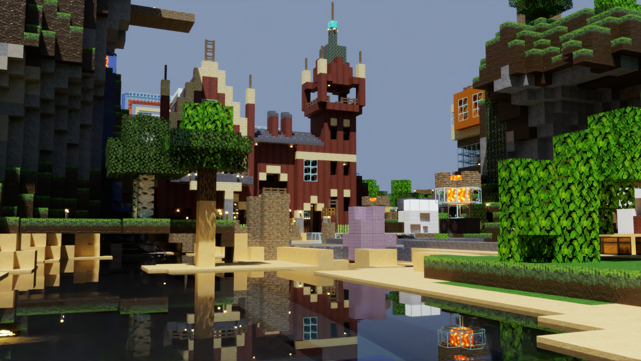 Nvidia releases 5 more free ray-traced Minecraft worlds