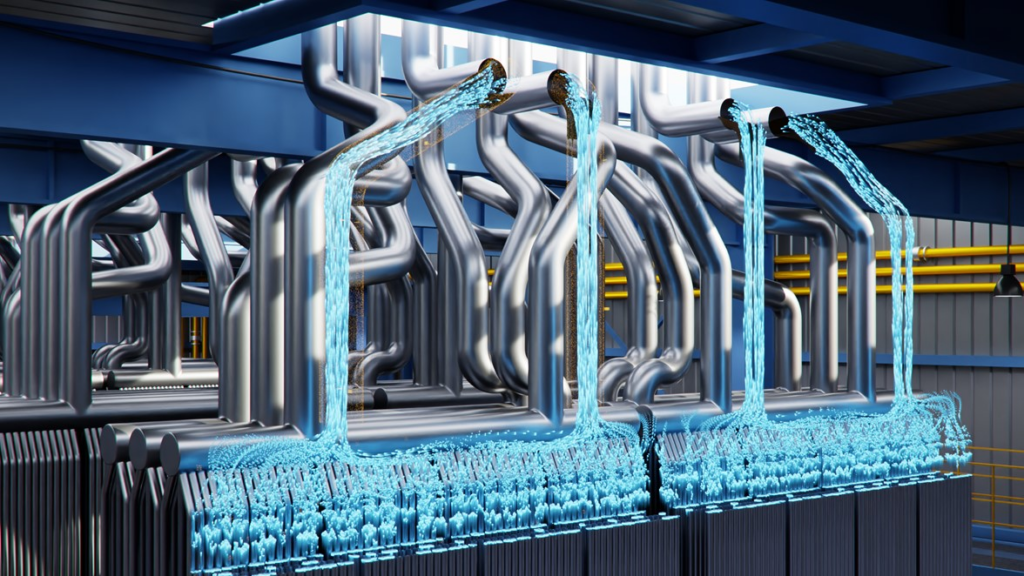 An abstract image representing PhysicsNeMo.