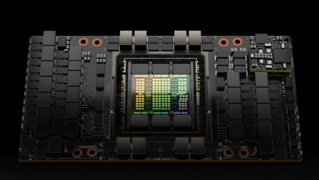 An image of the NVIDIA Hopper GPU