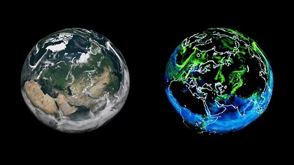 Earth with digital twin
