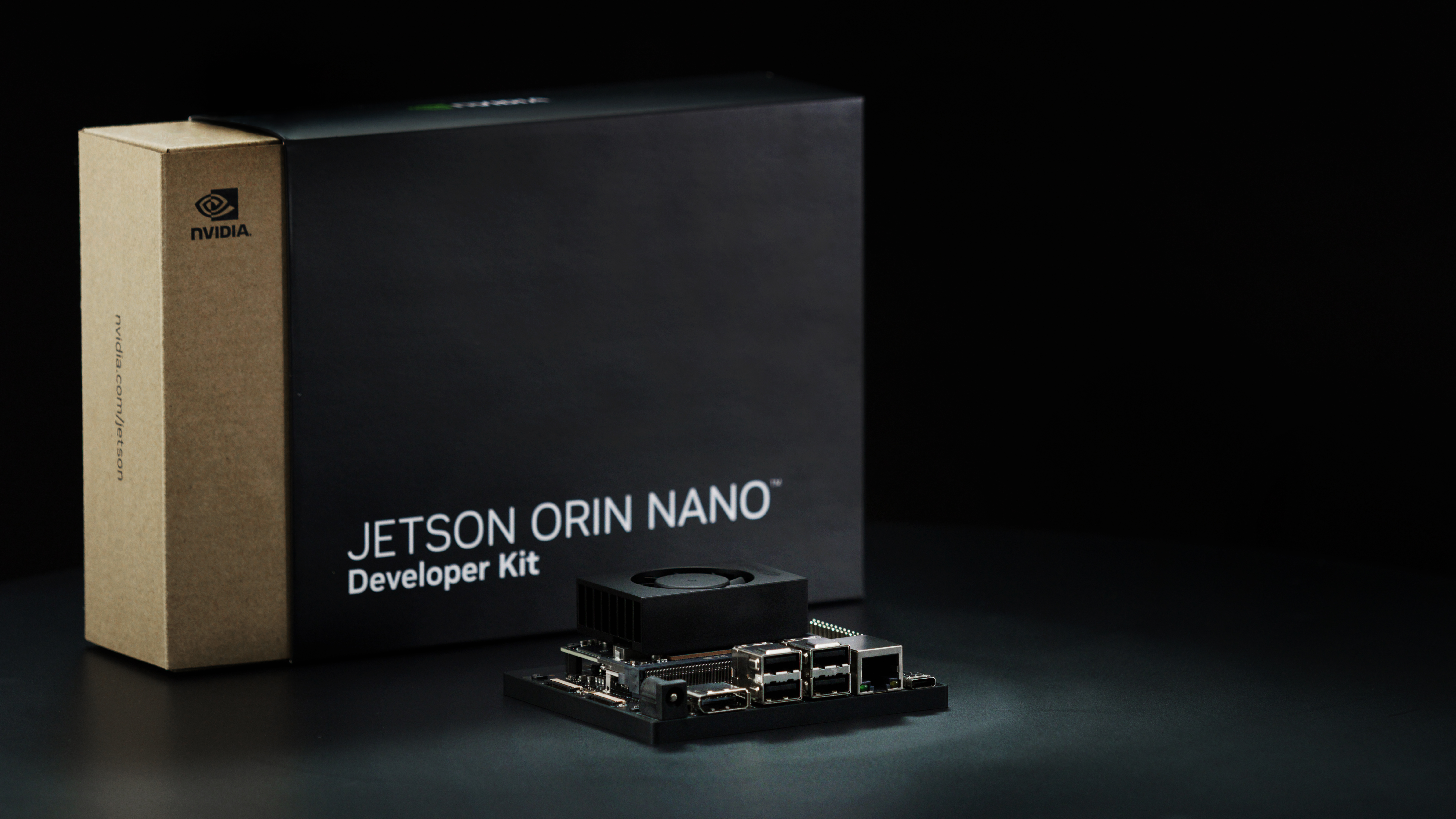 Image of NVIDIA Jetson Orin Nano Developer Kit.