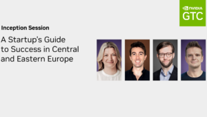 Title slide for GTC session, A startup's Guide to Success in CEE.