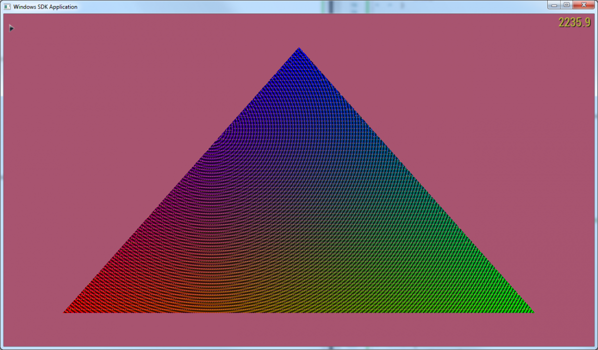 Image of the lane ID mapping triangle with RGB points.