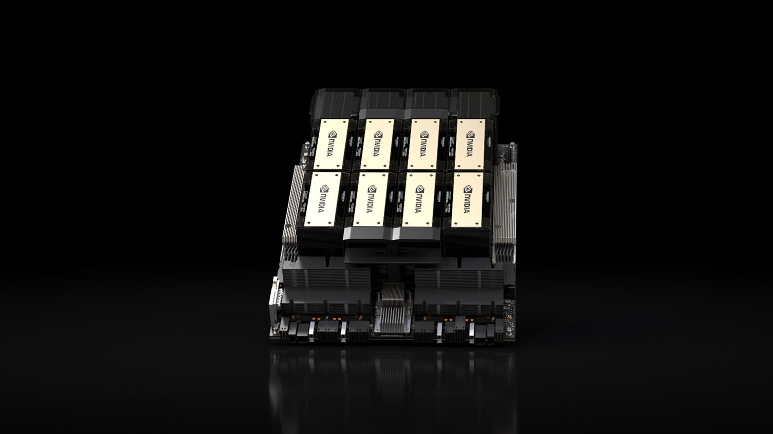 An image of an NVIDIA H200 Tensor Core GPU.