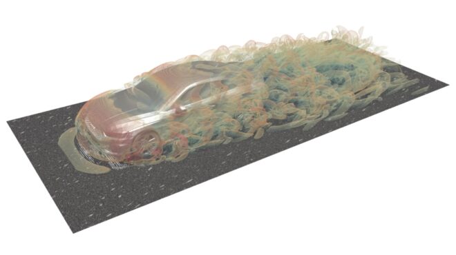 Cross-section of a CFD image.