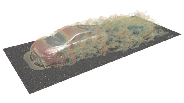 Cross-section of a CFD image.