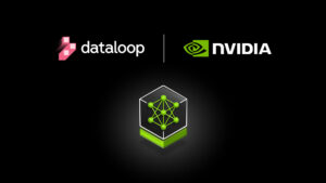 Dataloop and NVIDIA logos on a black background.