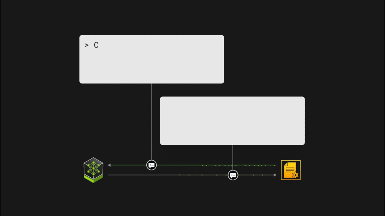 GIF shows the question, "Check if the code base contains the urllib.parse function." The agent responds with, "The code base does not contain the urllib.parse function."