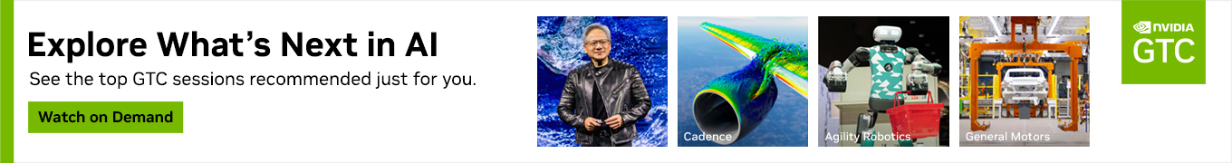banner for NVIDIA On Demand recordings